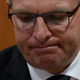 Lufthansa Group CEO Carsten Spohr at a press conference yesterday.